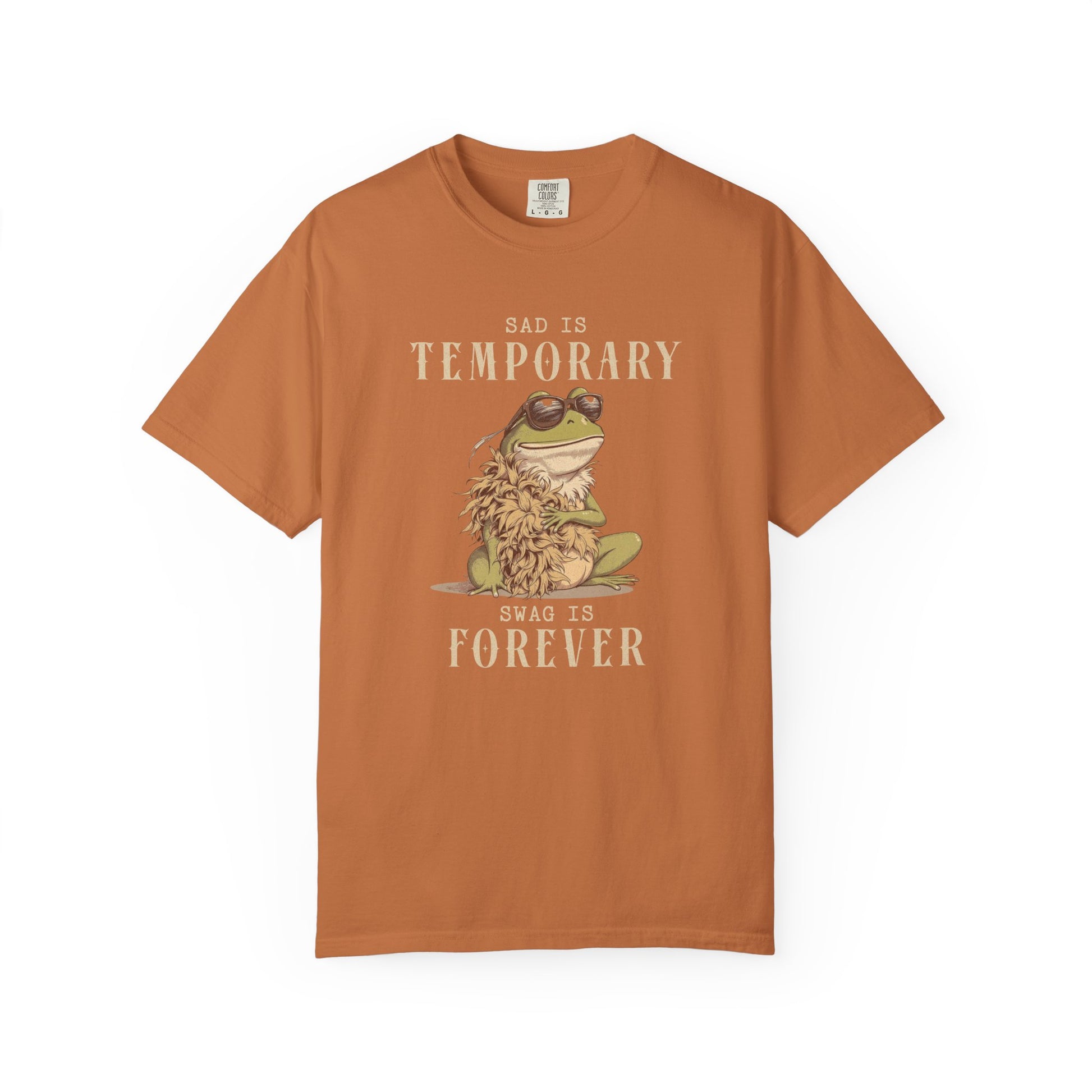 Funny Frog T-Shirt Retro Self Care Froggy Meme Shirt Vintage Frog And Toad Aesthetic Frog Lover Gift For Her Birthday Viral Trendy Shirt T-Shirt Printify Yam S