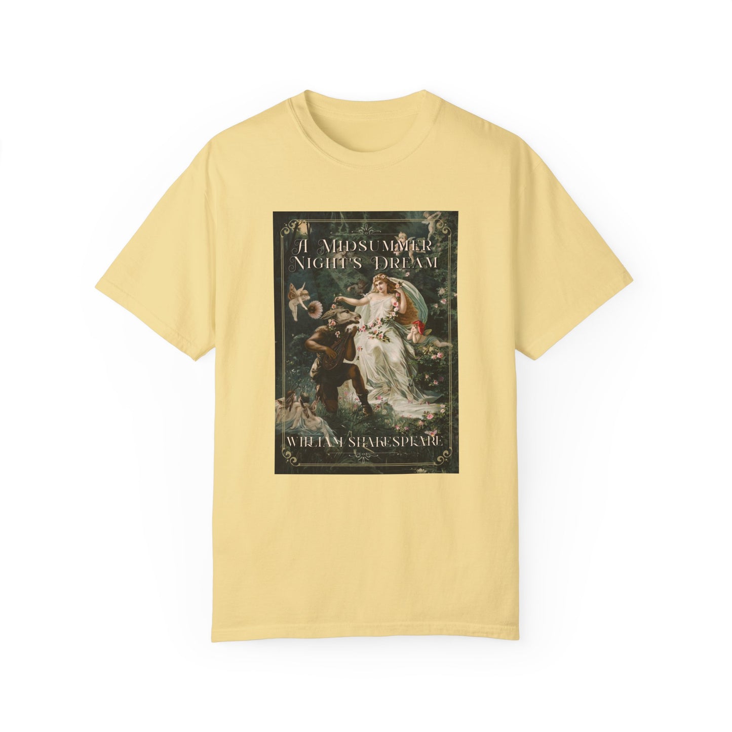 A Midsummer Niight's Dream TShirt William Shakespeare Fan Gift Theatre Lovers Shirt Dark Academia Gift Bookish Merch Playwrite Actor Gift T-Shirt Printify Butter S 