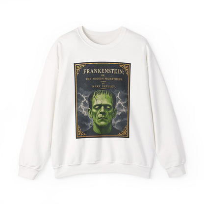 Frankenstein Monster Graphic Sweatshirt, Bistro Tile Vintage Sweater, 90s Style Halloween Shirt or Sweatshirt, Movie Cult Classic Film