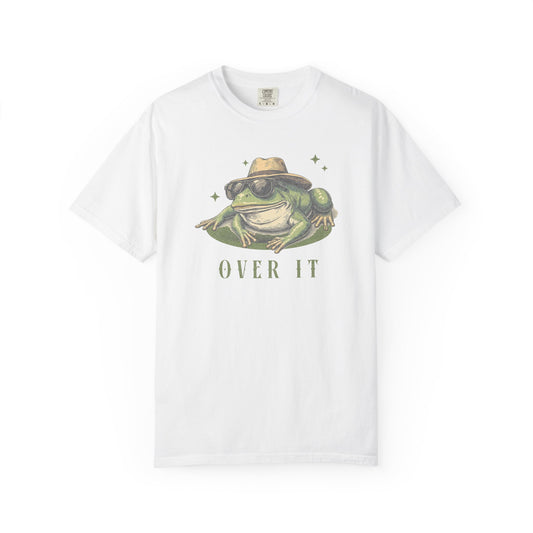 Funny Frog T-Shirt Retro Froggy Meme Shirt Vintage Frog And Toad Aesthetic Frog Lover Gift For Her Over It Vibes Birthday Viral Trendy Shirt T-Shirt Printify White S
