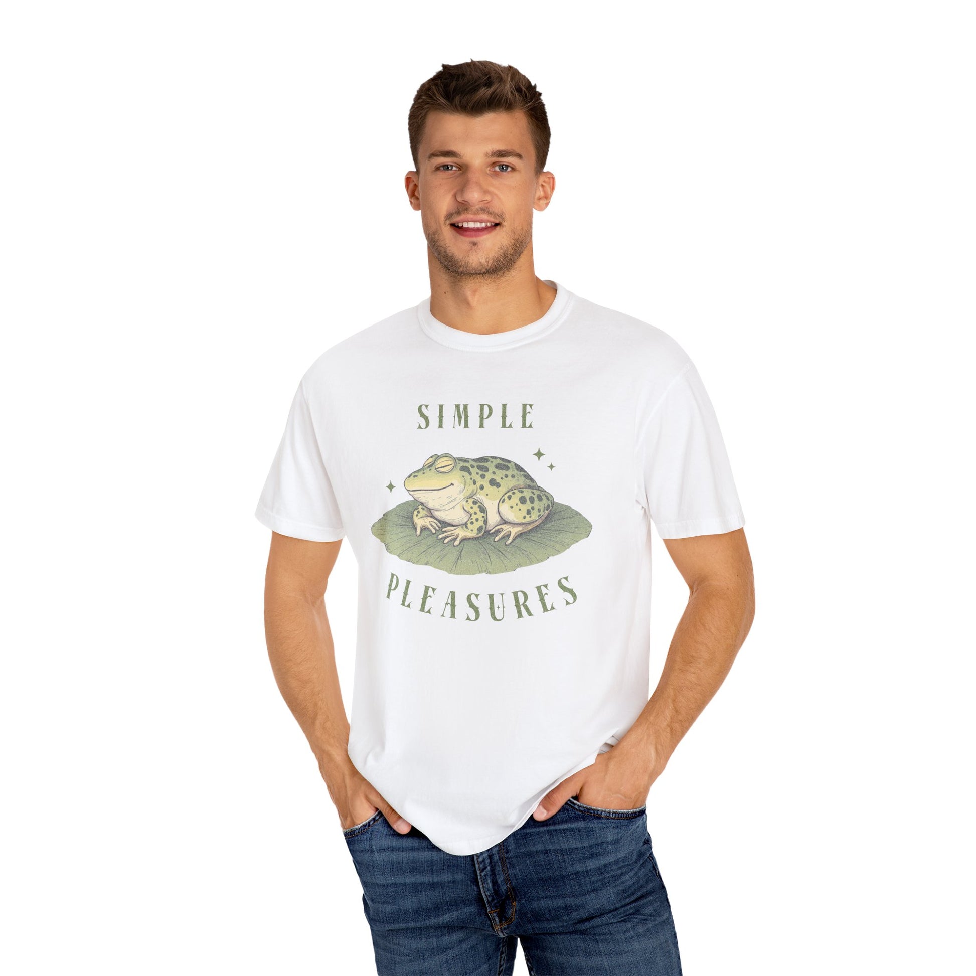Funny Frog T-Shirt Retro Froggy Meme Shirt Vintage Frog And Toad Aesthetic Frog Lover Gift For Her Happy Vibes Birthday Viral Trendy Shirt T-Shirt Printify