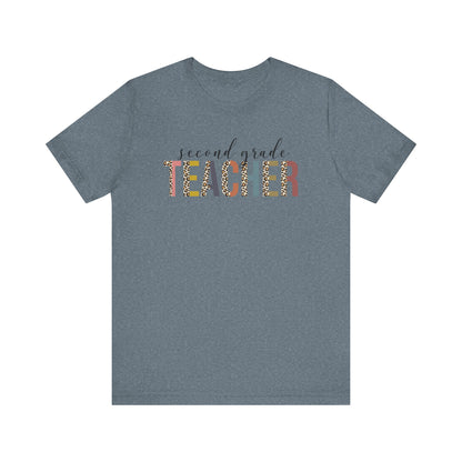 Cute Teacher TShirt Gift, Education Tee, Elementary School Teacher Appreciation, Funny Back To School Shirt, Teacher T-Shirt, Teacher Tee T-Shirt Printify Heather Slate XS 