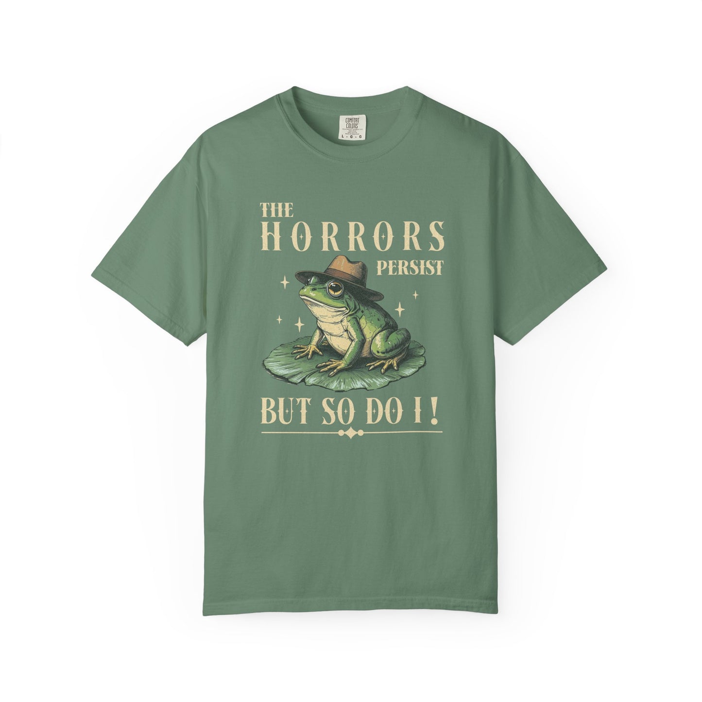 Funny Frog T-Shirt Retro Positive Vibe Froggy Meme Shirt Vintage Frog And Toad Aesthetic Frog Lover Gift For Her Birthday Viral Trendy Shirt T-Shirt Printify Light Green S