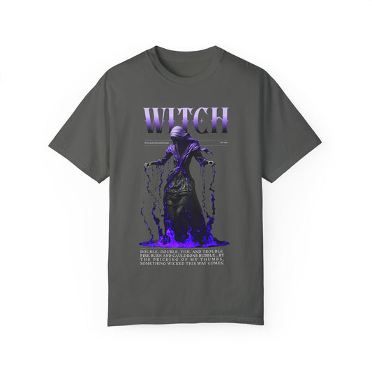 Witchy Vibes Unisex T-Shirt Shakespeare Fan Shirt MacBeth Witches Gothic Dark Literature Lover Gift Dark Academia Renfaire Festival Shirt T-Shirt Printify Pepper S