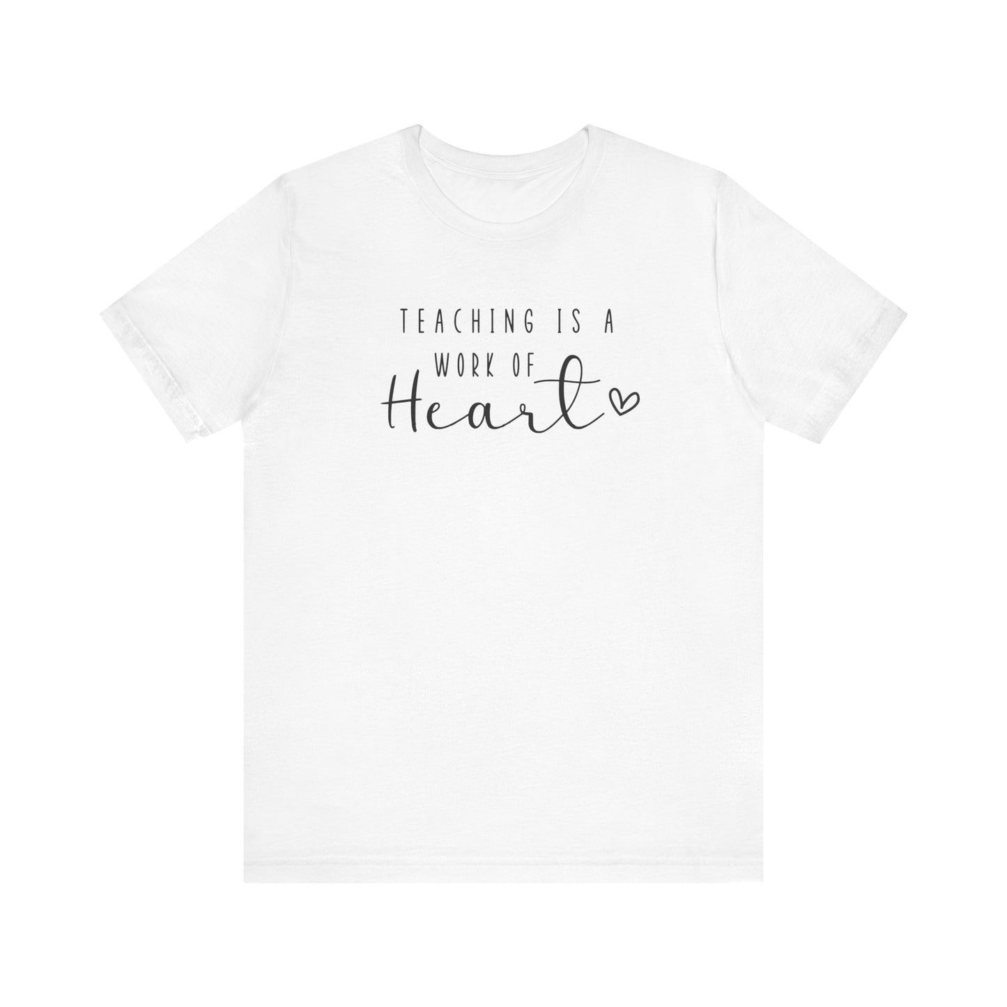 Cute Teacher TShirt Gift, Education Tee, Elementary School Teacher Appreciation, Funny Back To School Shirt, Teacher T-Shirt, Teacher Love T-Shirt Printify White XS 