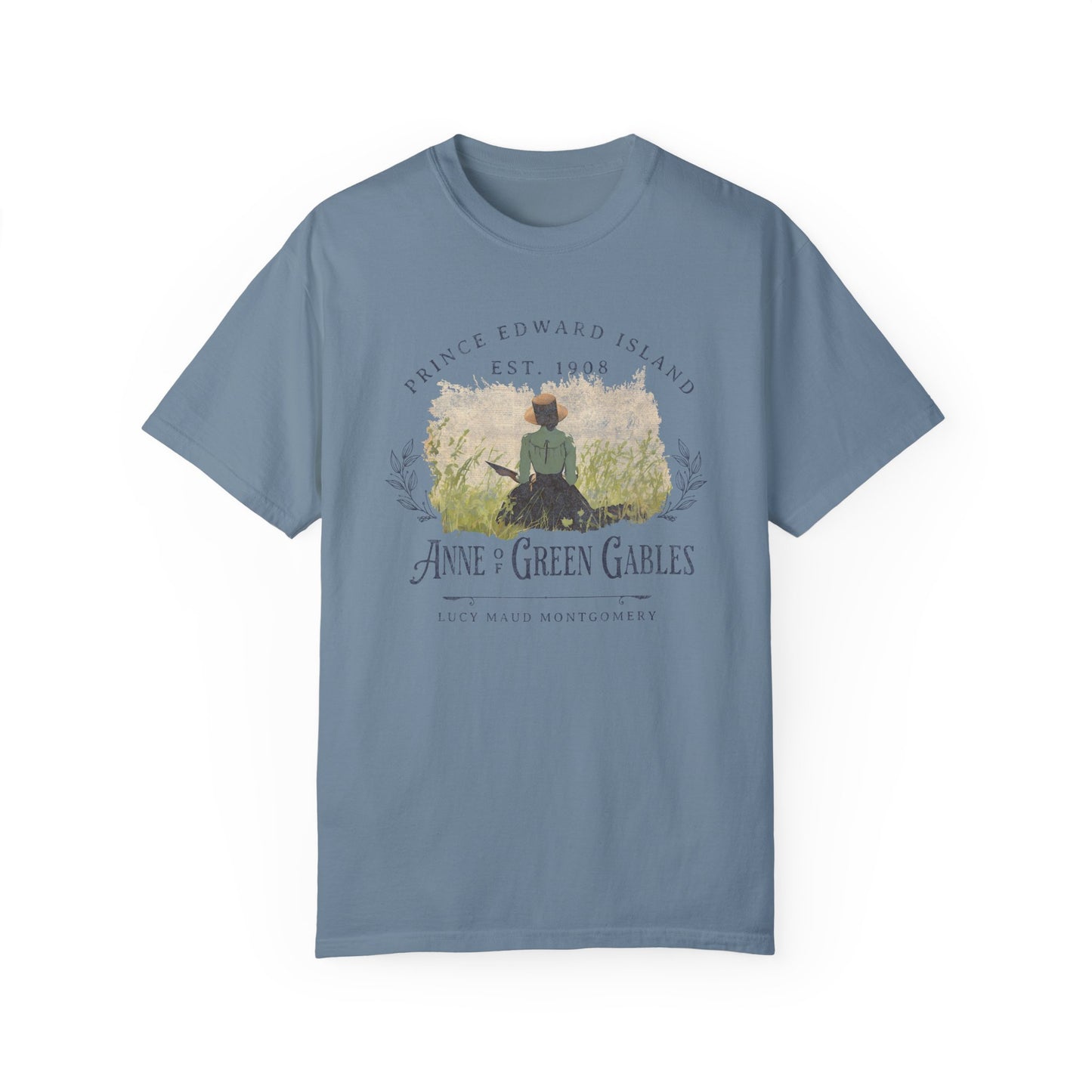 Charming Anne of Green Gables Unisex T-Shirt, Vintage Literary Tee, Gift for Book Lovers, Classic Literature Apparel, Summer Casual Wear T-Shirt Printify Ice Blue S 