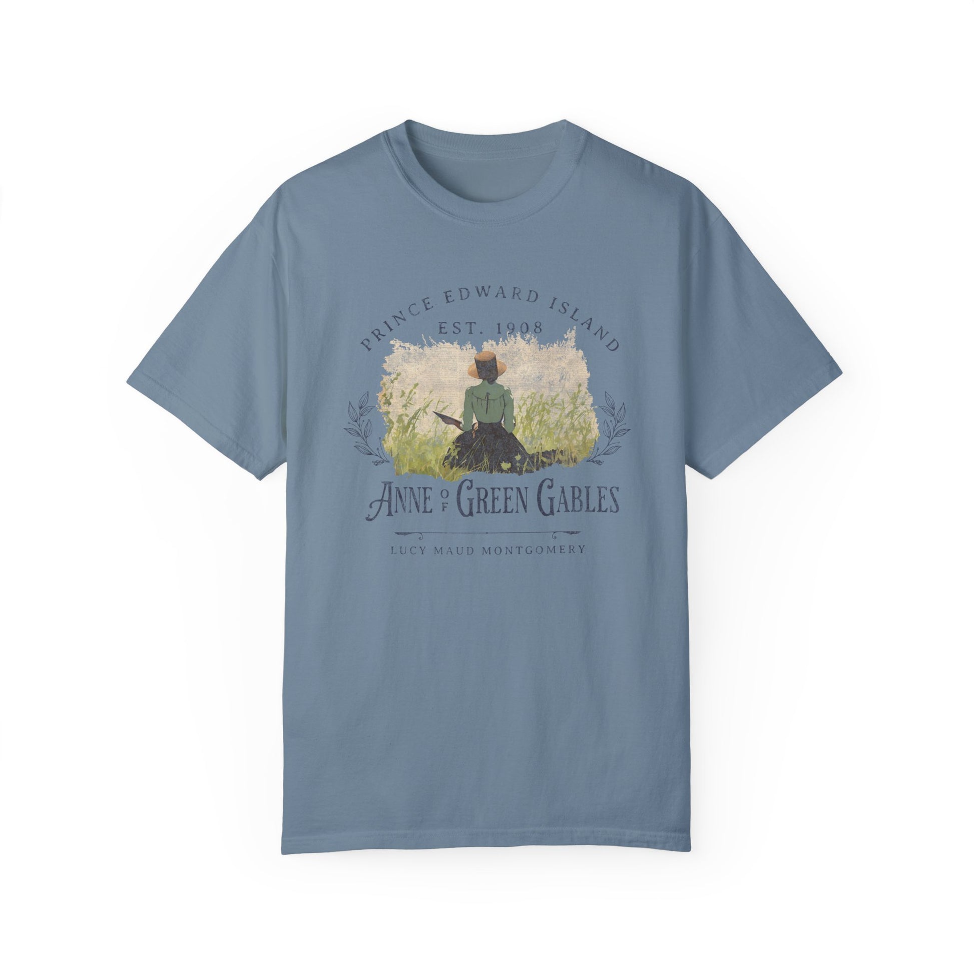 Charming Anne of Green Gables Unisex T-Shirt, Vintage Literary Tee, Gift for Book Lovers, Classic Literature Apparel, Summer Casual Wear T-Shirt Printify Ice Blue S 