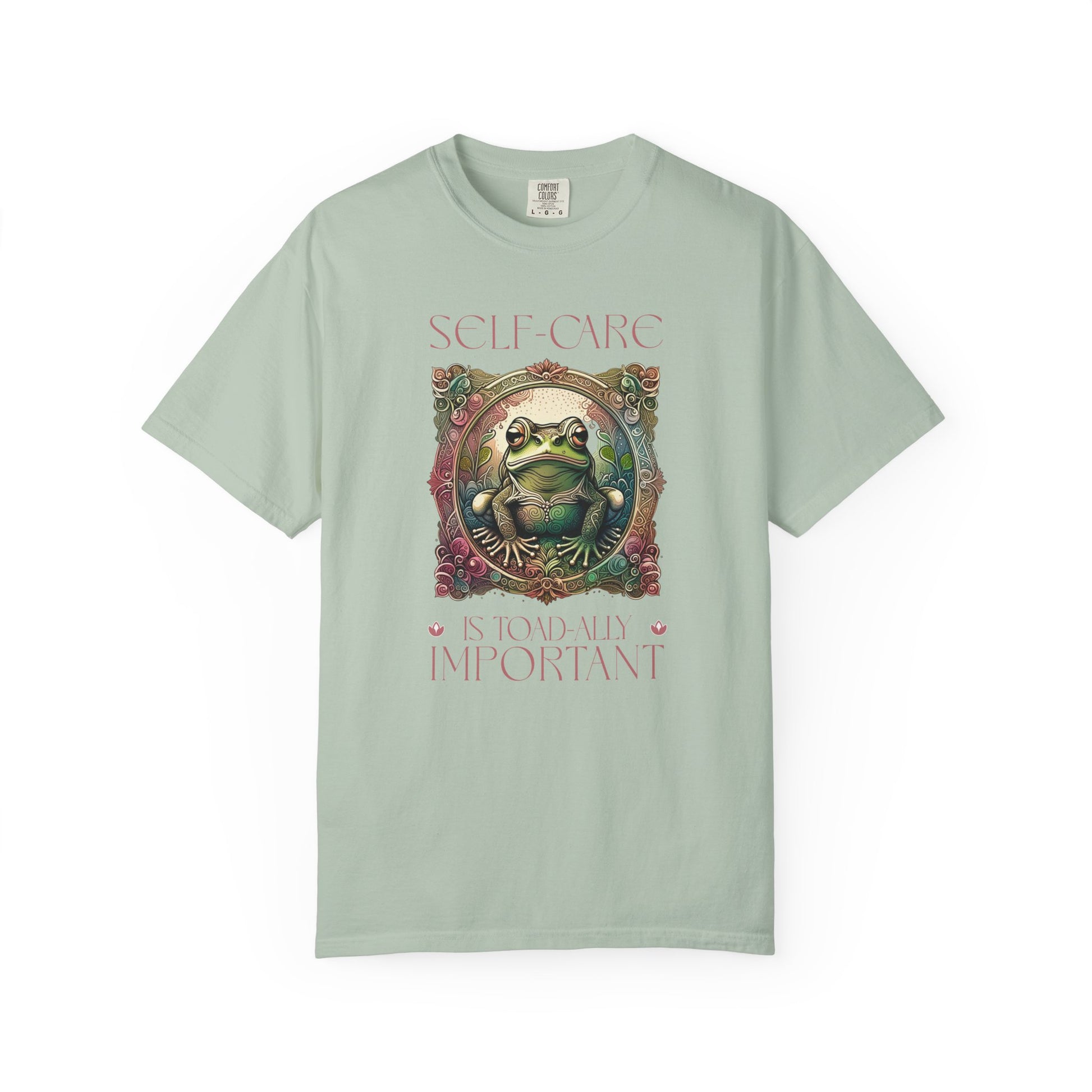 Frog Self-Care Is Toad-ally Important Unisex T-Shirt, Casual Wear, Highlander Fan Gift, T-Shirt Printify Bay S