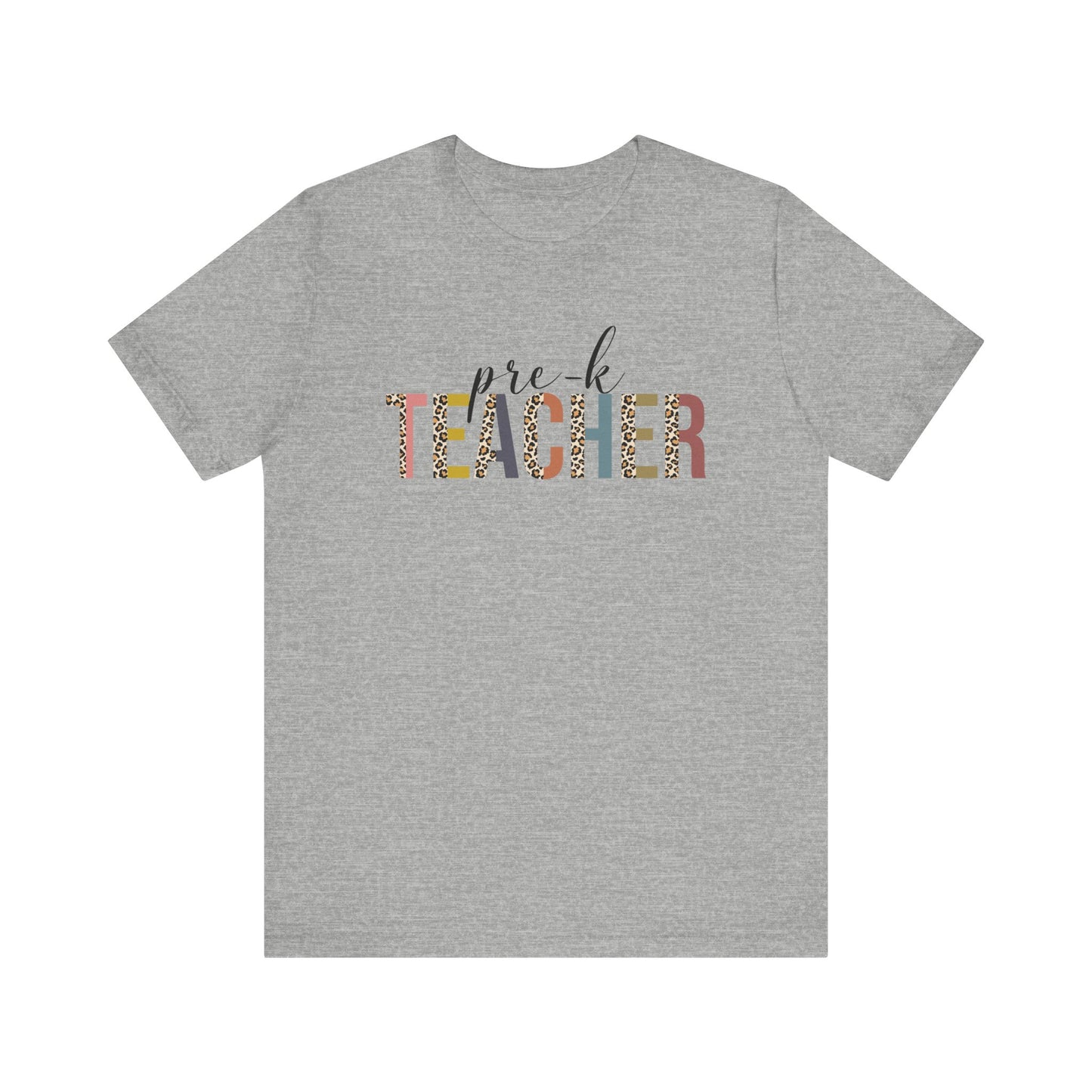 Cute Teacher TShirt Gift, Education Tee, Elementary School Teacher Appreciation, Funny Back To School Shirt, Teacher T-Shirt, Teacher Tee T-Shirt Printify Athletic Heather XS 