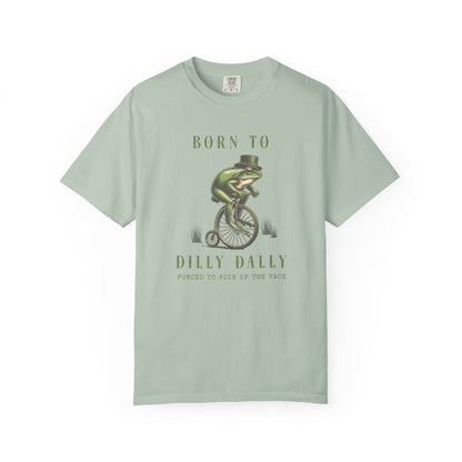 Dilly Dally Frog T-Shirt Retro Froggy Meme Shirt Vintage Frog And Toad Aesthetic Frog Lover Gift For Her Vibes Birthday Viral Trendy Shirt T-Shirt Printify Bay S