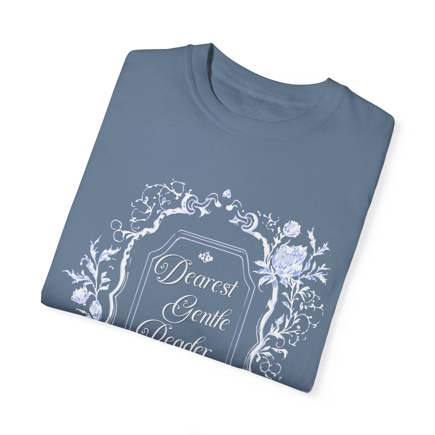 Dearest Gentle Reader Shirt Regency England Ton Society Papers Gift For Bridgerton Fan Historical Drama Romance Reader Gift Bookclub Gift T-Shirt Printify   