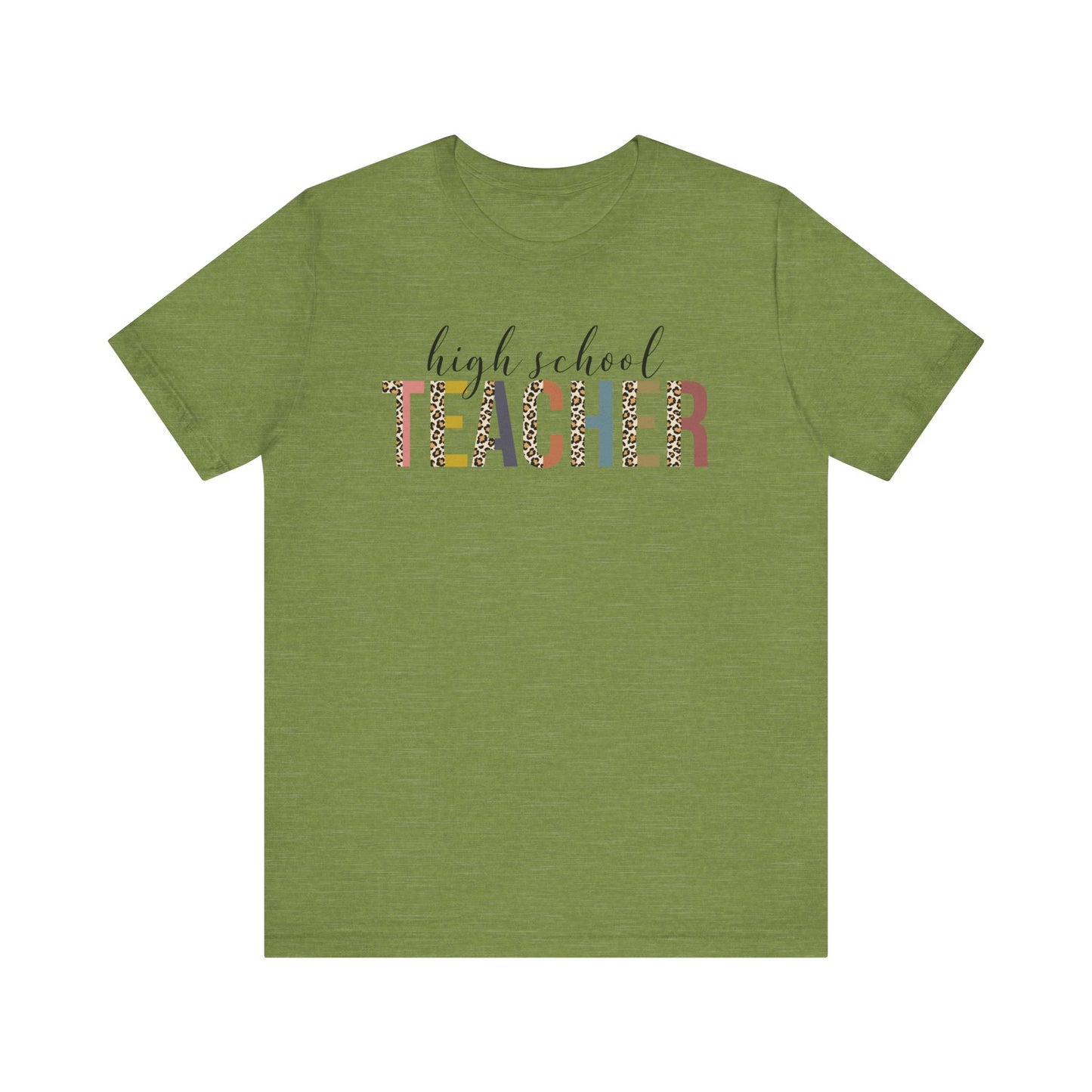 Cute Teacher TShirt Gift, Education Tee, Elementary School Teacher Appreciation, Funny Back To School Shirt, Teacher T-Shirt, Teacher Tee T-Shirt Printify Heather Green XS 