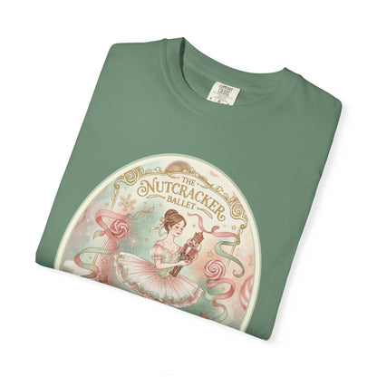 Nutcracker Ballet T-Shirt, Sugar Plum Fairy Christmas Tee, Holiday Dance Shirt, Coquette Pastel Christmas Gift