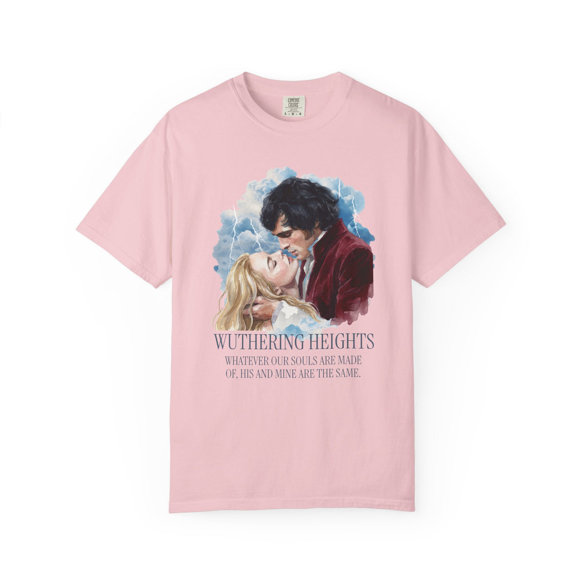 Wuthering Heights Romance Illustration T-shirt | Gothic Novel Quote Tee