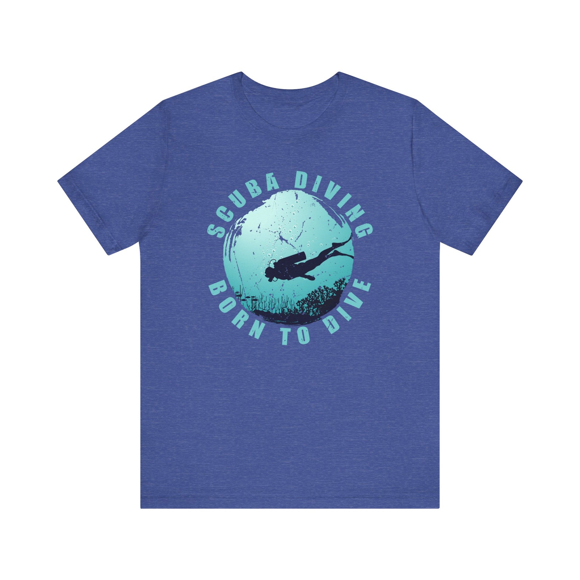 Scuba Diving Gift, Scuba Diving Shirt, Scuba Diver Gift, Diver TShirt, Gifts For Scuba Divers, Ocean Scuba Diving Shirt, Ocean Life Gear T-Shirt Printify Heather True Royal XS 