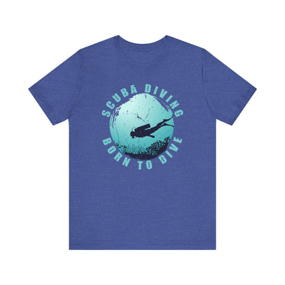 Scuba Diving Gift, Scuba Diving Shirt, Scuba Diver Gift, Diver TShirt, Gifts For Scuba Divers, Ocean Scuba Diving Shirt, Ocean Life Gear T-Shirt Printify Heather True Royal XS 