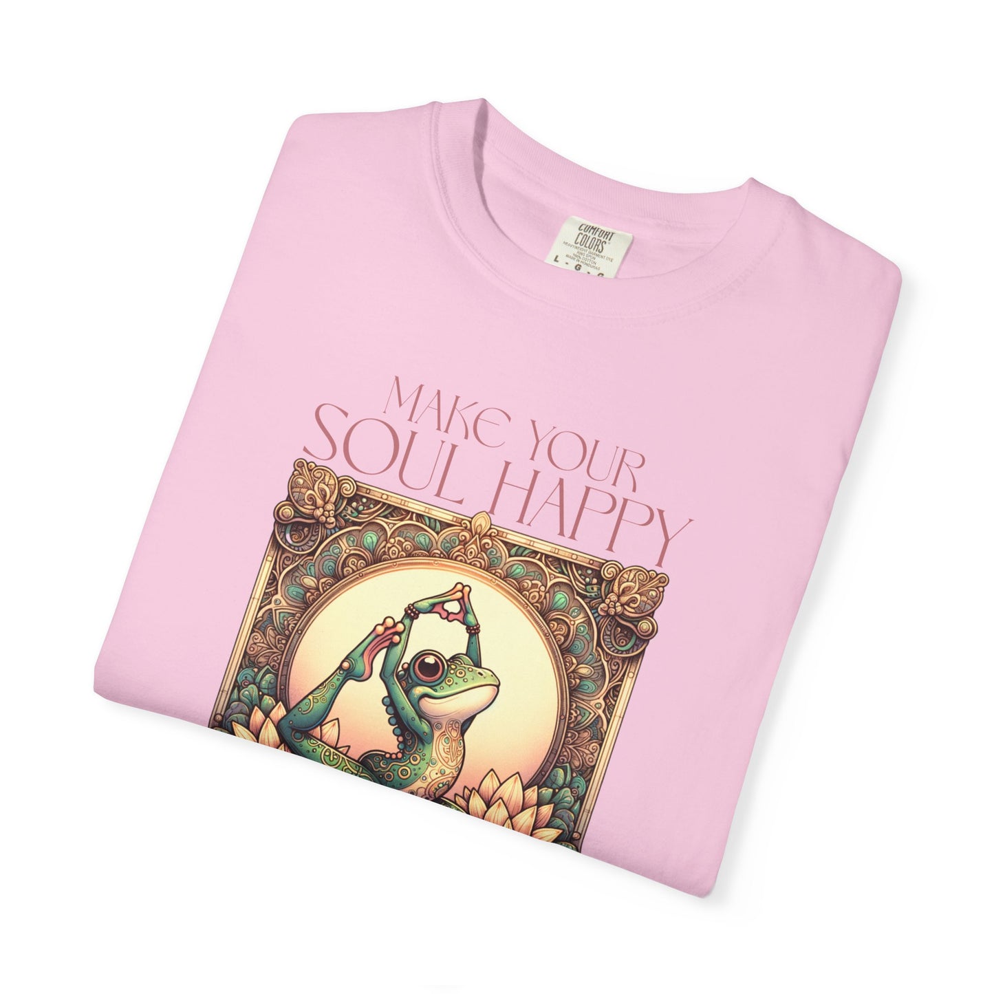 Yoga Frog Make Your Soul Happy Unisex T-Shirt, Casual Wear, Highlander Fan Gift,