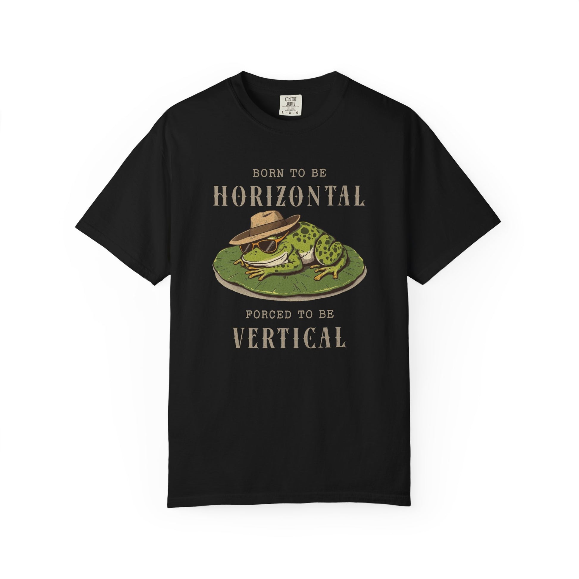 Funny Frog T-Shirt Retro Vibes Cute Froggy Meme Shirt Vintage Frog And Toad Aesthetic Frog Lover Gift For Her Birthday Viral Trendy Shirt T-Shirt Printify Black S
