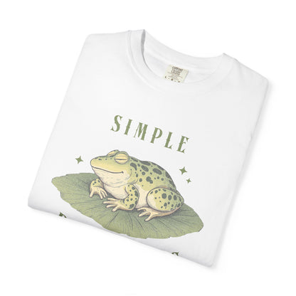 Funny Frog T-Shirt Retro Froggy Meme Shirt Vintage Frog And Toad Aesthetic Frog Lover Gift For Her Happy Vibes Birthday Viral Trendy Shirt T-Shirt Printify