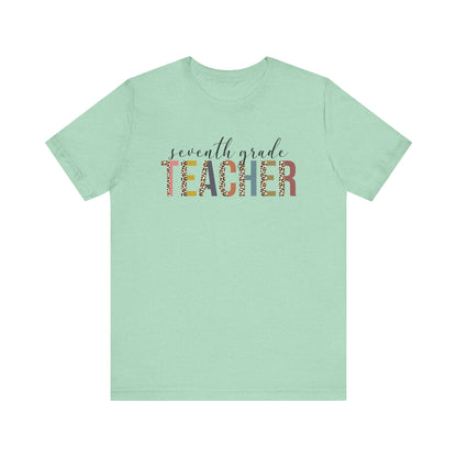 Cute Teacher TShirt Gift, Education Tee, Elementary School Teacher Appreciation, Funny Back To School Shirt, Teacher T-Shirt, Teacher Tee T-Shirt Printify Heather Mint XS 