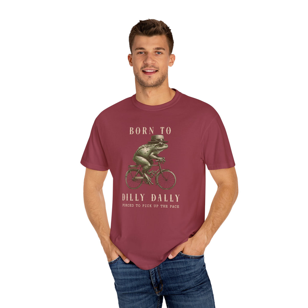 Dilly Dally Frog T-Shirt Retro Funny Froggy Meme Shirt Vintage Frog And Toad Aesthetic Frog Lover Gift For Her Birthday Viral Trendy Shirt