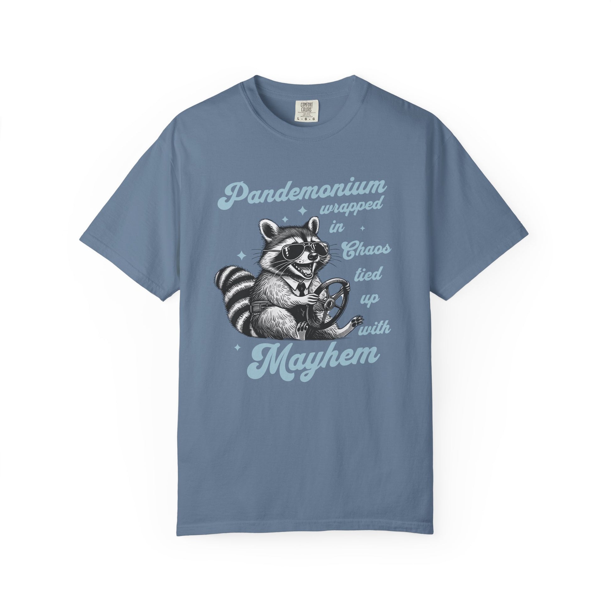 Retro Funny Sarcastic Racoon Lover T-Shirt Trash Panda Funny Animal Lover Shirt Unique Gift for Animal Lovers Viral Trendy Gift For Birthday T-Shirt Printify Blue Jean S