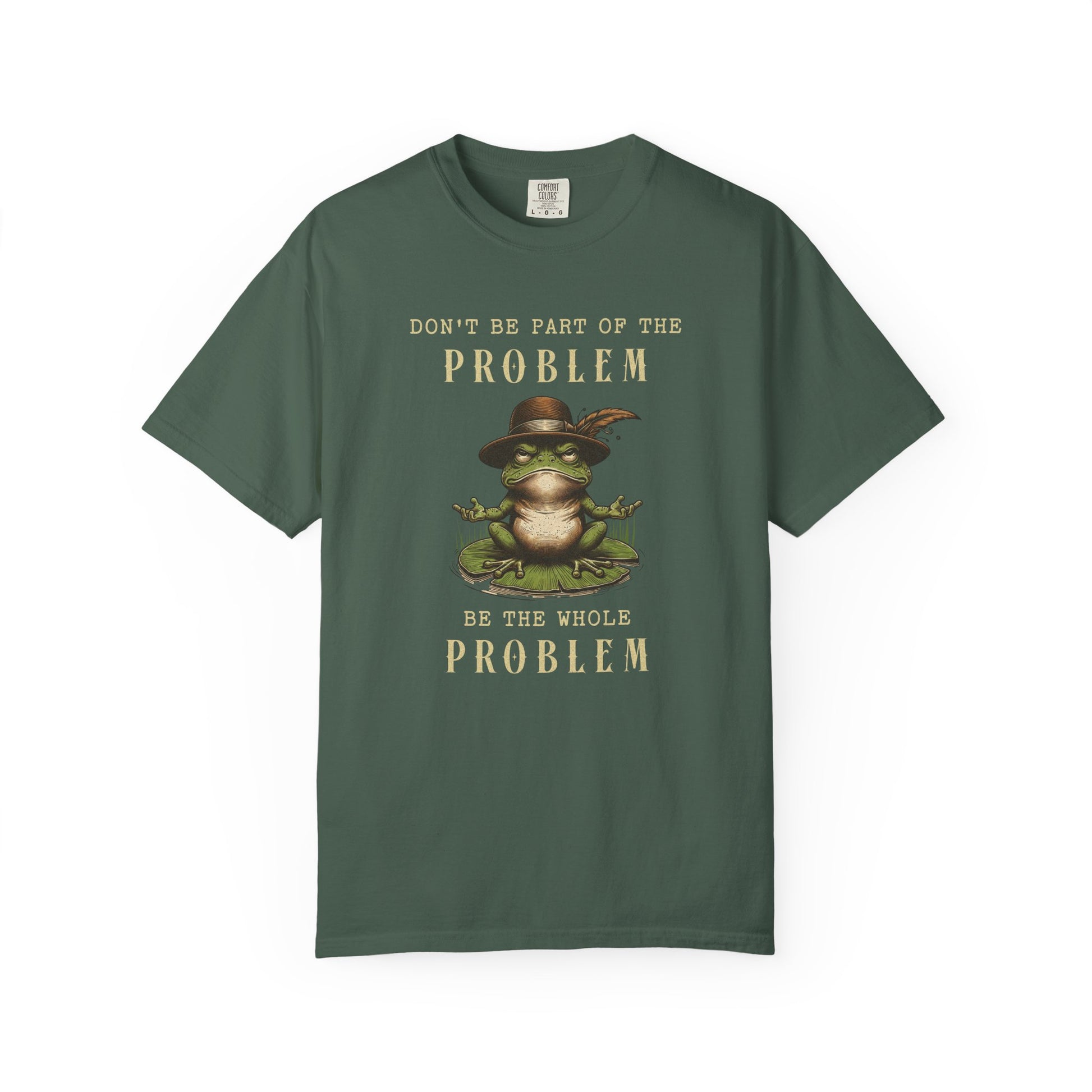 Funny Frog T-Shirt Retro Self Care Froggy Meme Shirt Vintage Frog And Toad Aesthetic Frog Lover Gift For Her Birthday Viral Trendy Shirt T-Shirt Printify Blue Spruce S