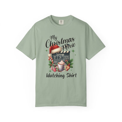 Custom Christmas Movie Watching Shirt, Holiday Movie Sweatshirt, Funny Gift For Her, Festive Shirts, Family Group Shirts, Xmas Keepsake Gift T-Shirt Printify Bay S