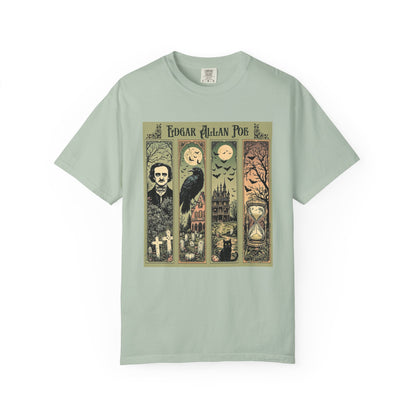 Edgar Allan Poe T-Shirt Gothic Graphic Tee The Raven Nevermore Quote Horror Literature Shirt Dark Academia Aesthetic Halloween Party Gift T-Shirt Printify Bay S