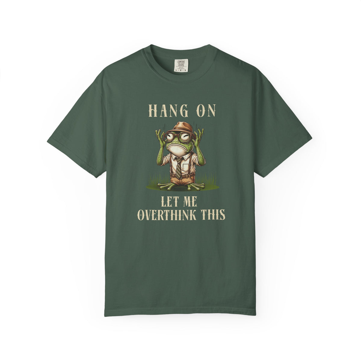 Funny Frog T-Shirt Retro Vibes Froggy Meme Shirt Vintage Frog And Toad Aesthetic Frog Lover Gift For Her Birthday Viral Trendy Shirt T-Shirt Printify Blue Spruce S