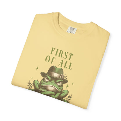 Funny Grumpy Frog T-Shirt Retro Froggy Meme Shirt Vintage Frog And Toad Aesthetic Frog Lover Gift For Her Vibes Birthday Viral Trendy Shirt T-Shirt Printify