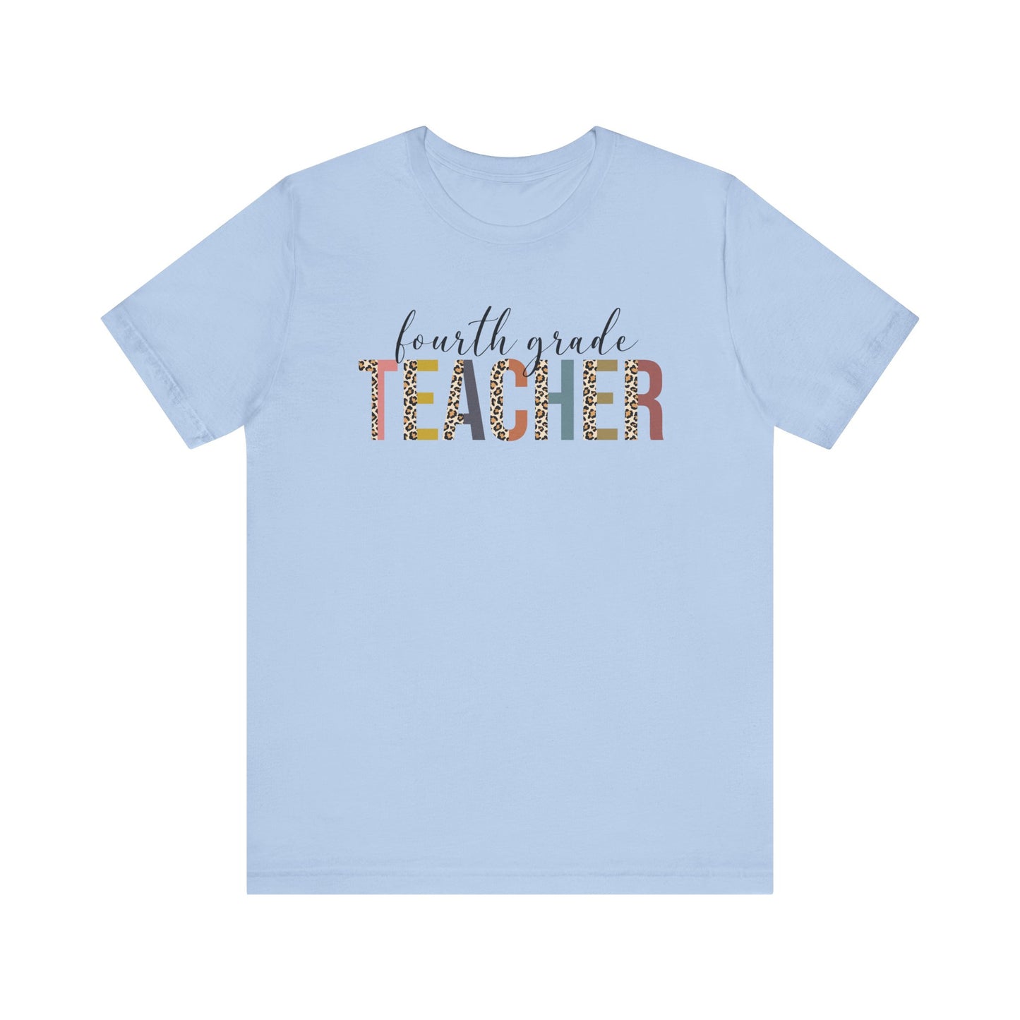 Cute Teacher TShirt Gift, Education Tee, Elementary School Teacher Appreciation, Funny Back To School Shirt, Teacher T-Shirt, Teacher Tee T-Shirt Printify Baby Blue XS 