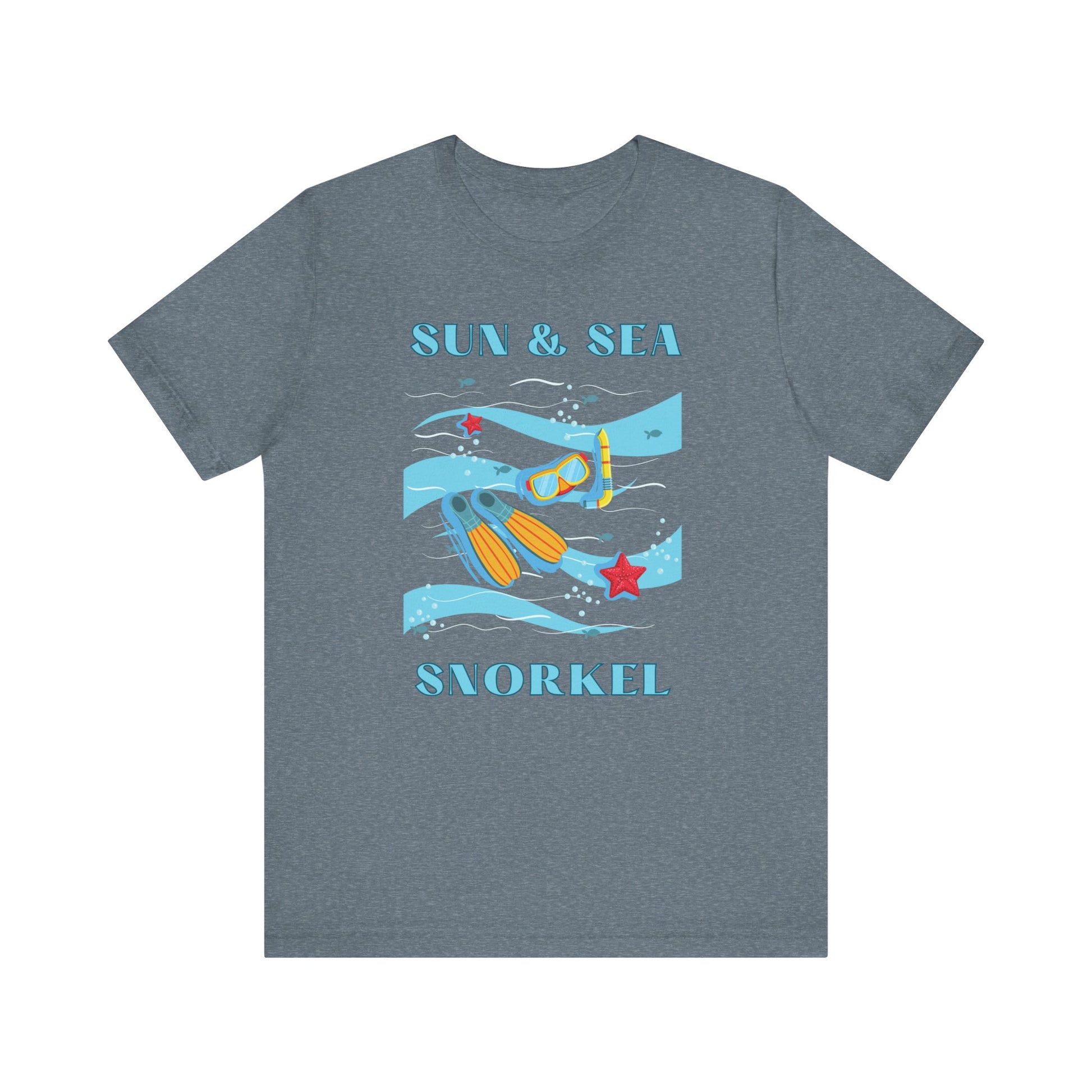 Snorkeling, Snorkel Shirt, Ocean Lover Gift, Snorkeler Gift, Beach Vacation T-shirt, Scuba Diving Gift, Scuba Diver Gift,  Funny Snorkel Tee T-Shirt Printify Heather Slate XS 