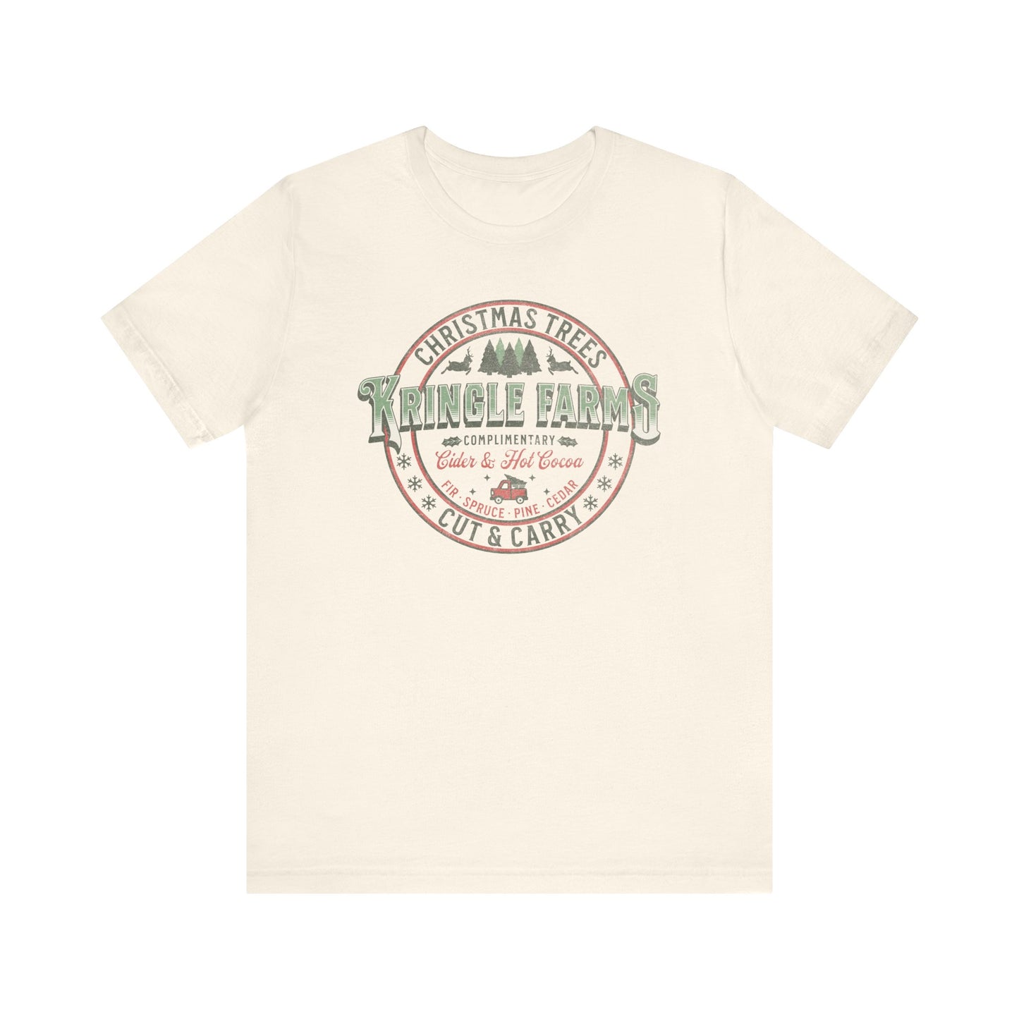 Christmas Tree Farm Shirt, Family Holiday Tradition Tree Cutting Shirt, Family Christmas Vacation Shirts, Christmas Tree Decorating Shirts T-Shirt Printify Natural XS 