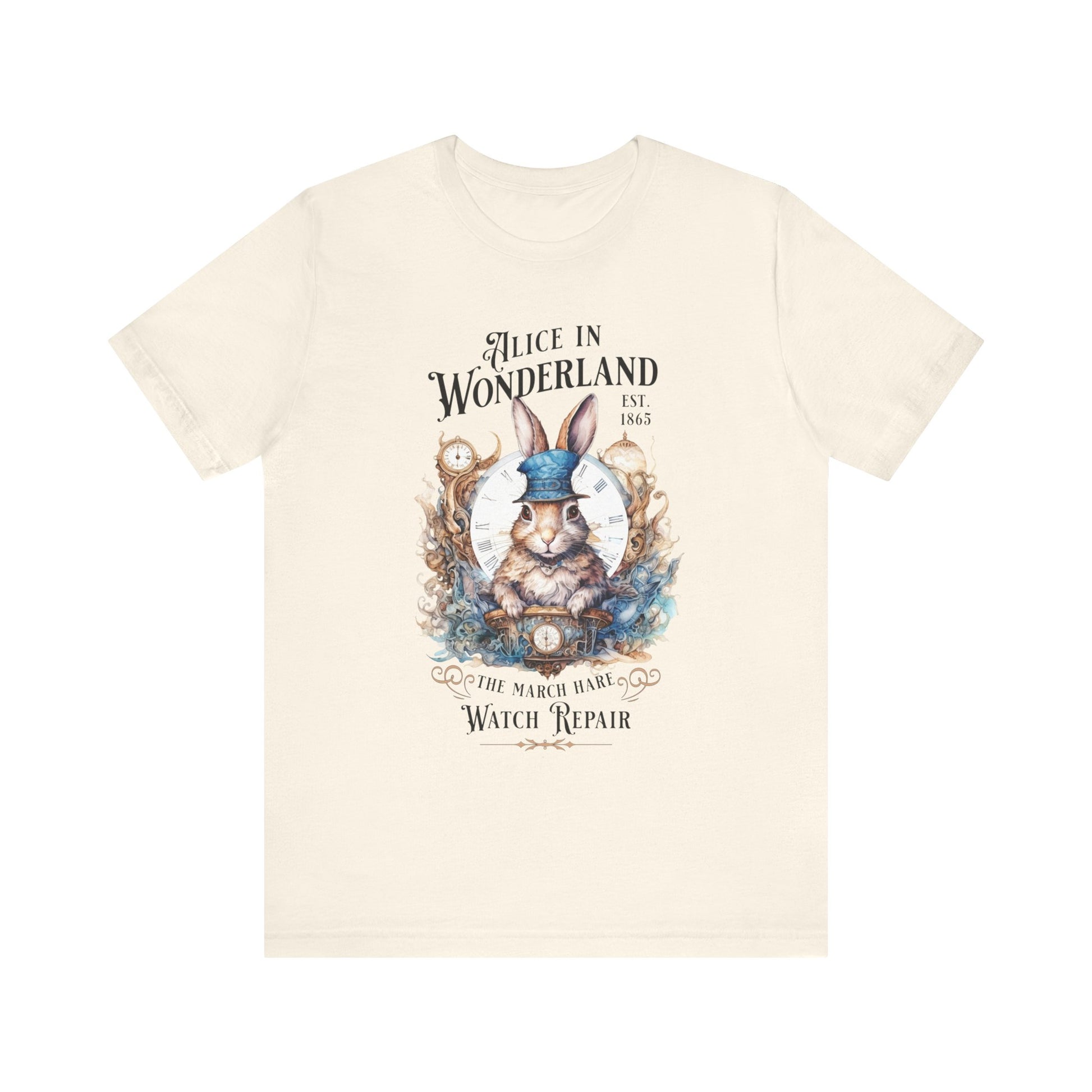 3001 Unisex Jersey Short Sleeve Tee Alice in Wonderland T-Shirt Printify Natural S 