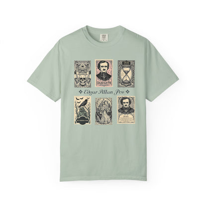 Edgar Allan Poe T-Shirt Gothic Graphic Tee The Raven Nevermore Quote Horror Literature Shirt Dark Academia Aesthetic Halloween Party Gift T-Shirt Printify Bay S