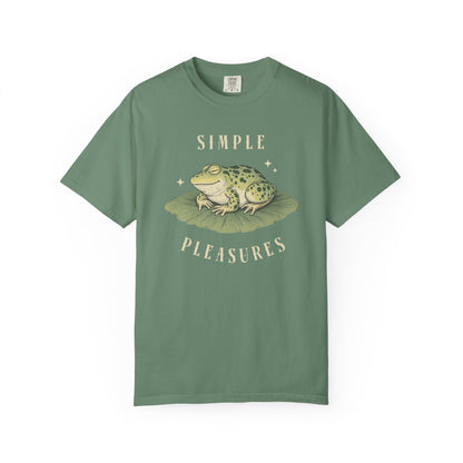 Funny Frog T-Shirt Retro Vibes Froggy Meme Shirt Vintage Frog And Toad Aesthetic Frog Lover Gift For Her Birthday Viral Trendy Shirt T-Shirt Printify Light Green S