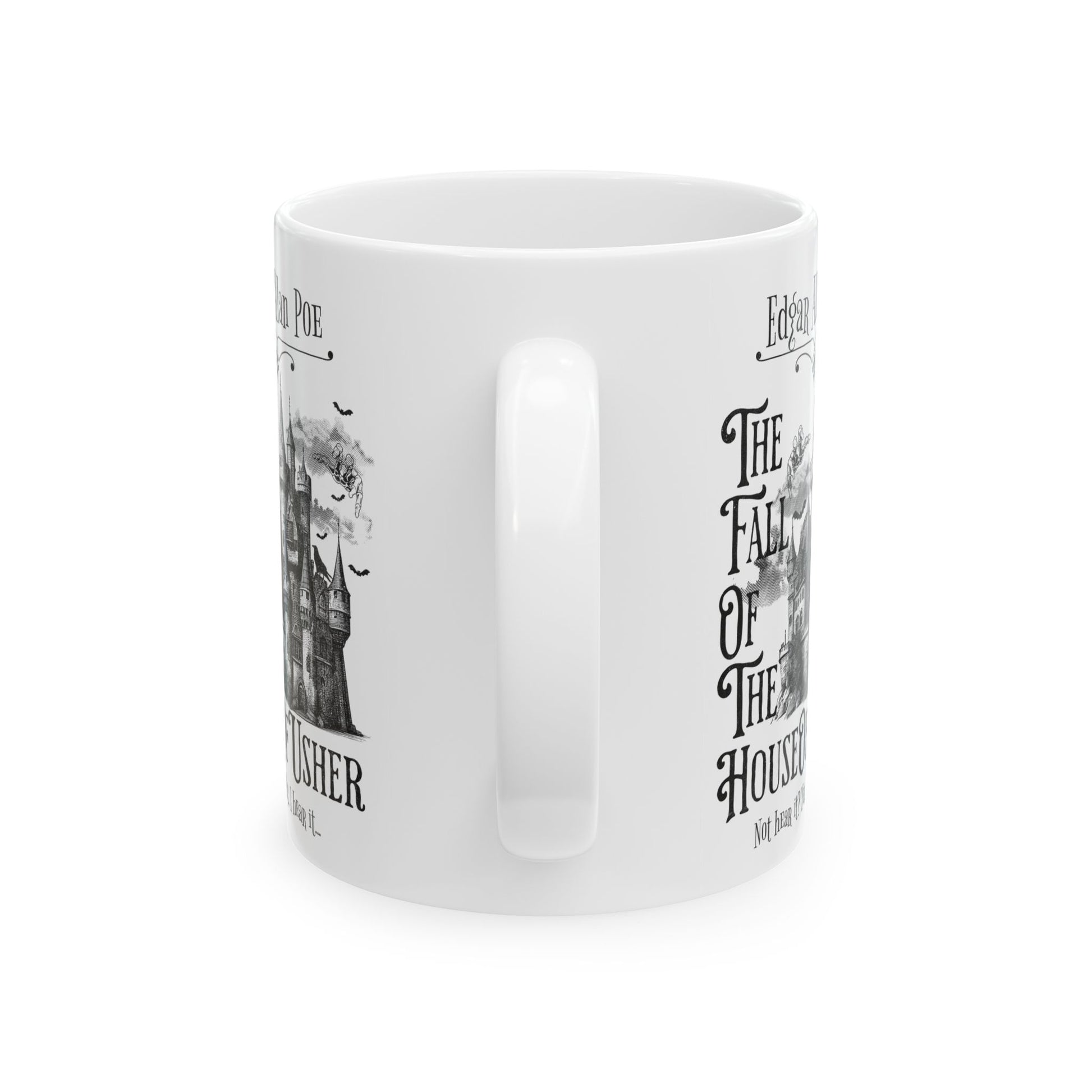 Edgar Allan Poe Coffee Mug Fall Of The House Of Usher Coffee Cup Gift For Book Lover Reader Gift For Gothic Dark Academia Bookish Birthday Mug Printify   