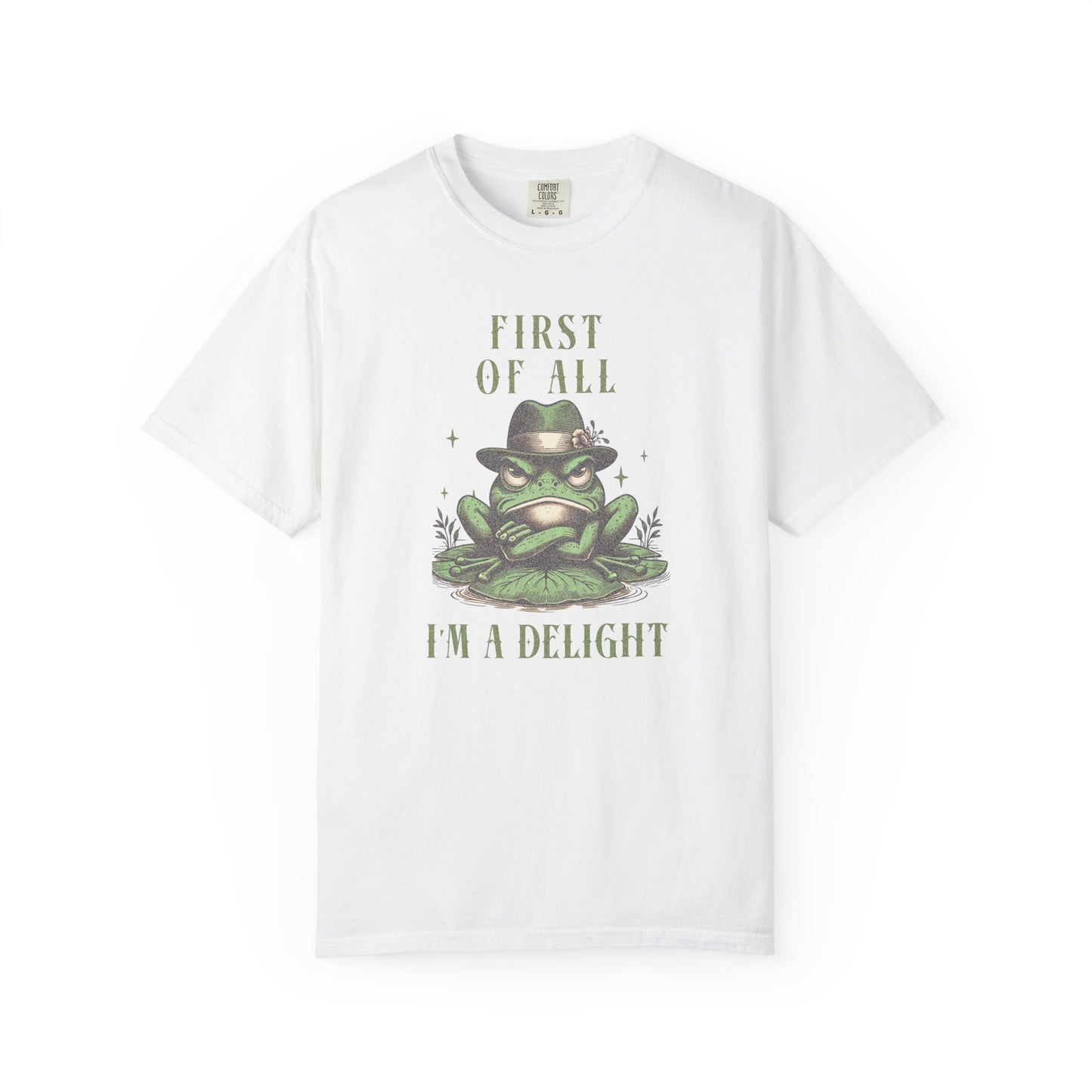 Funny Grumpy Frog T-Shirt Retro Froggy Meme Shirt Vintage Frog And Toad Aesthetic Frog Lover Gift For Her Vibes Birthday Viral Trendy Shirt T-Shirt Printify White S