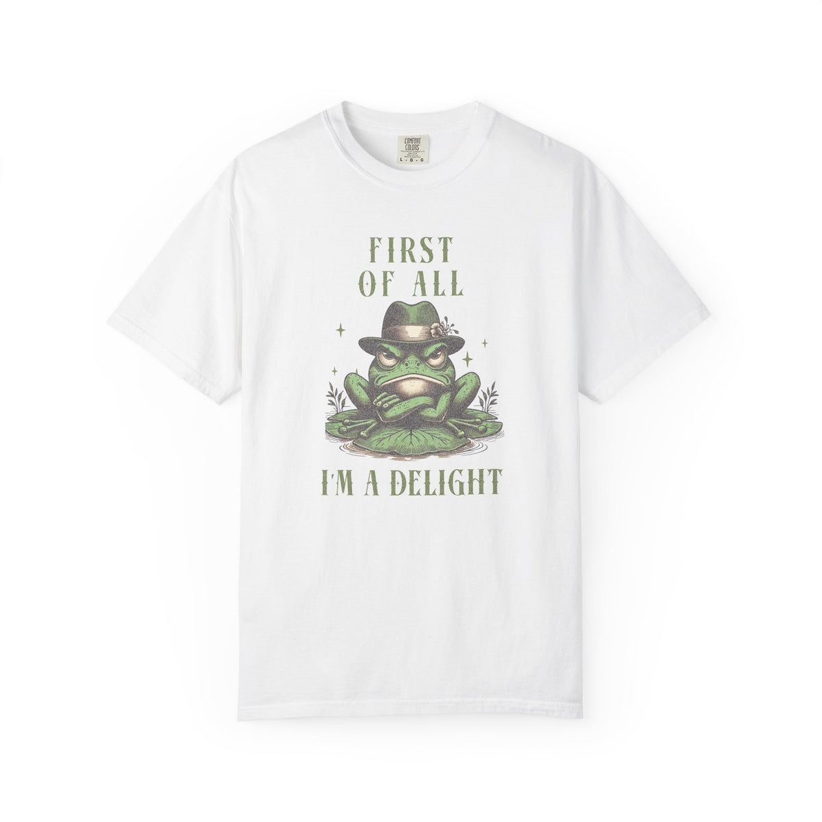 Funny Grumpy Frog T-Shirt Retro Froggy Meme Shirt Vintage Frog And Toad Aesthetic Frog Lover Gift For Her Vibes Birthday Viral Trendy Shirt T-Shirt Printify White S