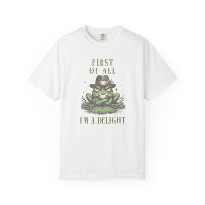 Funny Grumpy Frog T-Shirt Retro Froggy Meme Shirt Vintage Frog And Toad Aesthetic Frog Lover Gift For Her Vibes Birthday Viral Trendy Shirt T-Shirt Printify White S