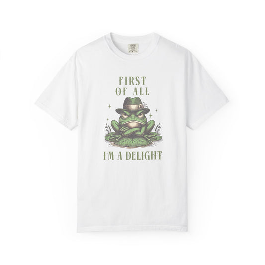 Funny Grumpy Frog T-Shirt Retro Froggy Meme Shirt Vintage Frog And Toad Aesthetic Frog Lover Gift For Her Vibes Birthday Viral Trendy Shirt T-Shirt Printify White S