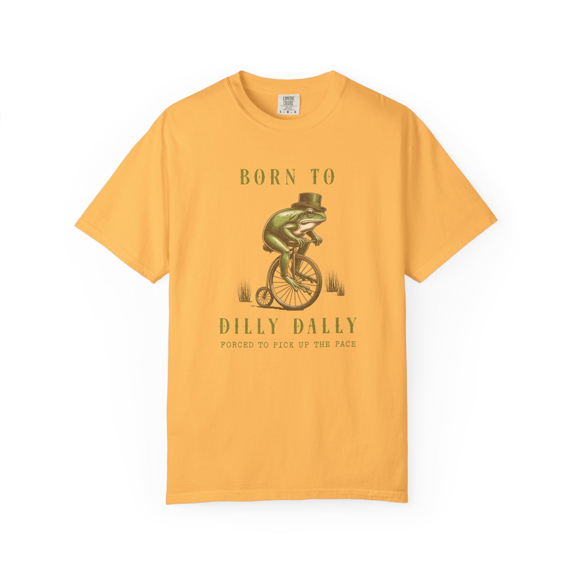 Dilly Dally Frog T-Shirt Retro Froggy Meme Shirt Vintage Frog And Toad Aesthetic Frog Lover Gift For Her Vibes Birthday Viral Trendy Shirt T-Shirt Printify Citrus S