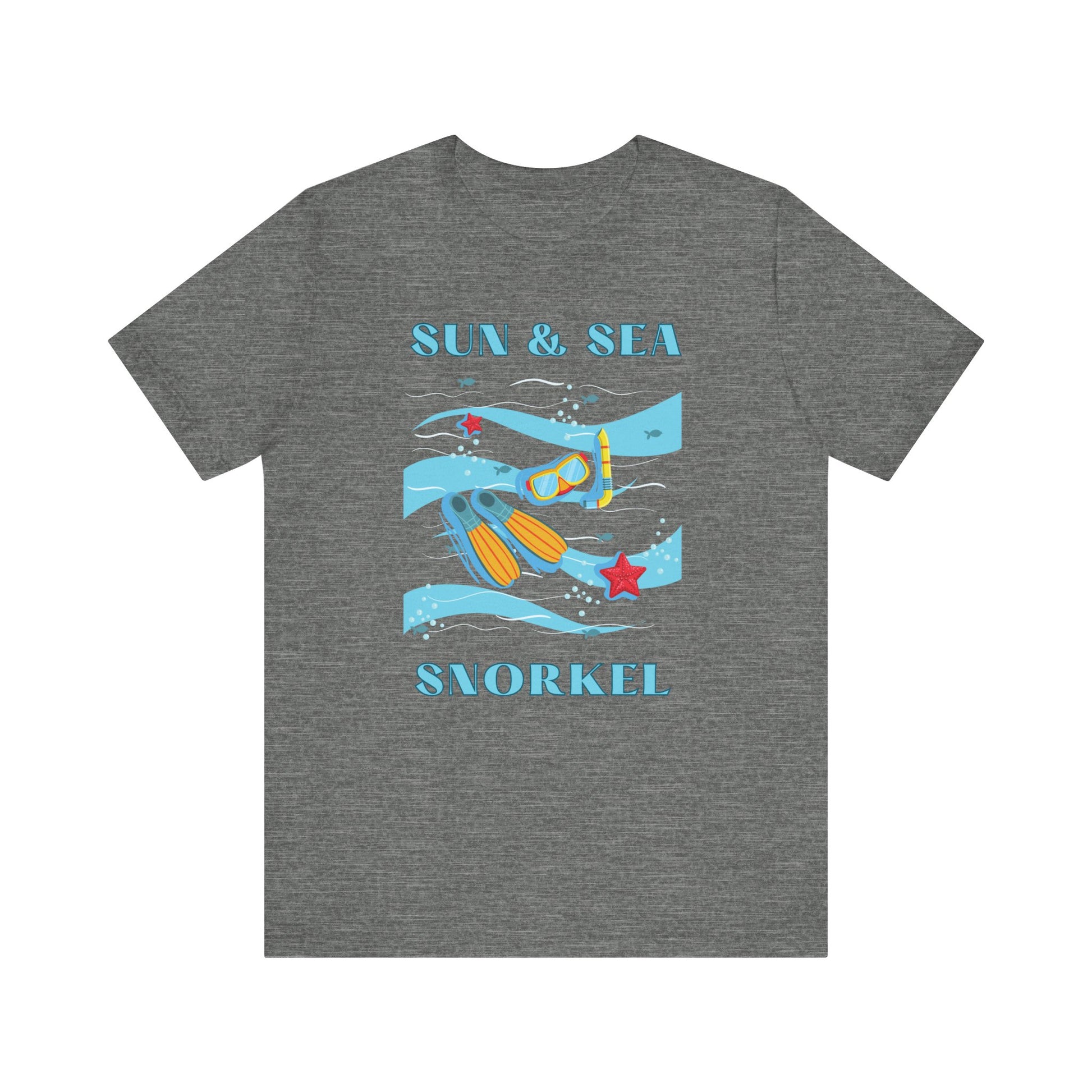 Snorkeling, Snorkel Shirt, Ocean Lover Gift, Snorkeler Gift, Beach Vacation T-shirt, Scuba Diving Gift, Scuba Diver Gift,  Funny Snorkel Tee T-Shirt Printify Deep Heather XS 