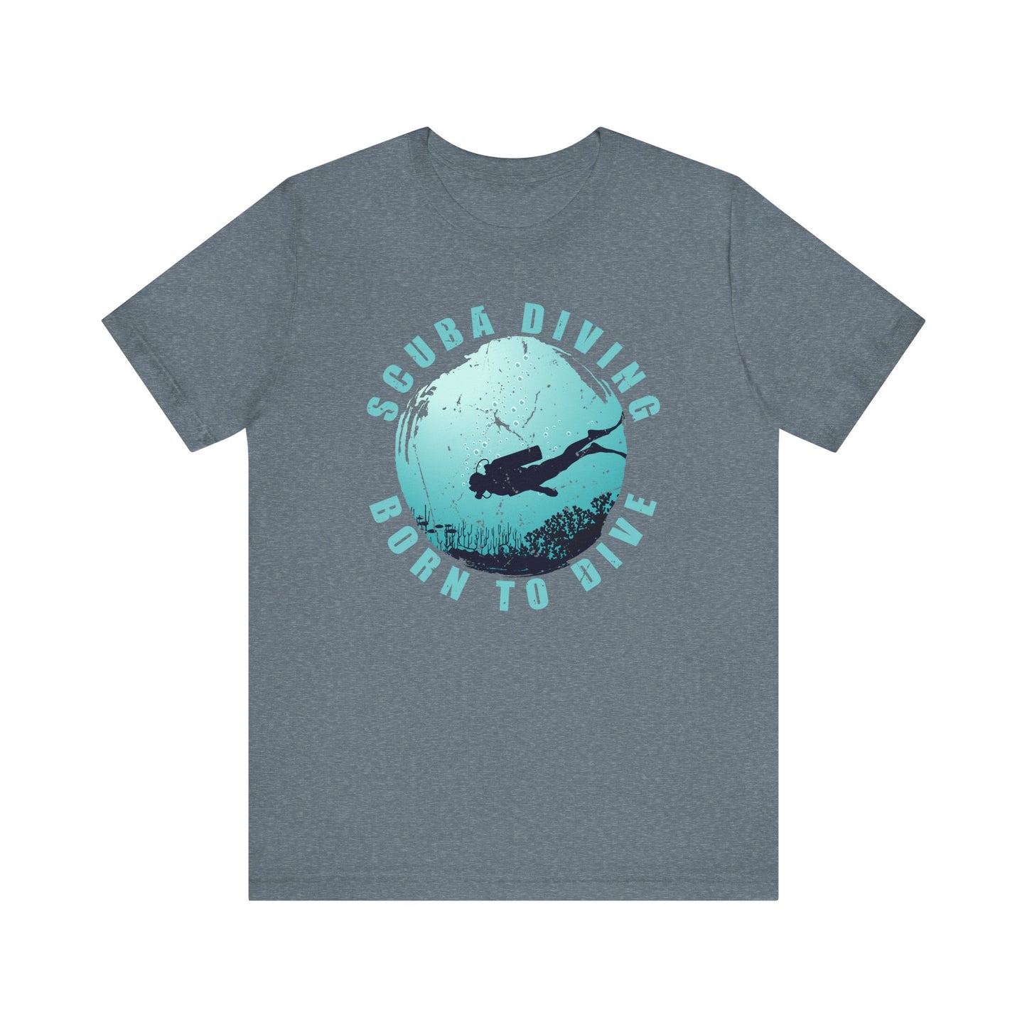 Scuba Diving Gift, Scuba Diving Shirt, Scuba Diver Gift, Diver TShirt, Gifts For Scuba Divers, Ocean Scuba Diving Shirt, Ocean Life Gear T-Shirt Printify Heather Slate XS 