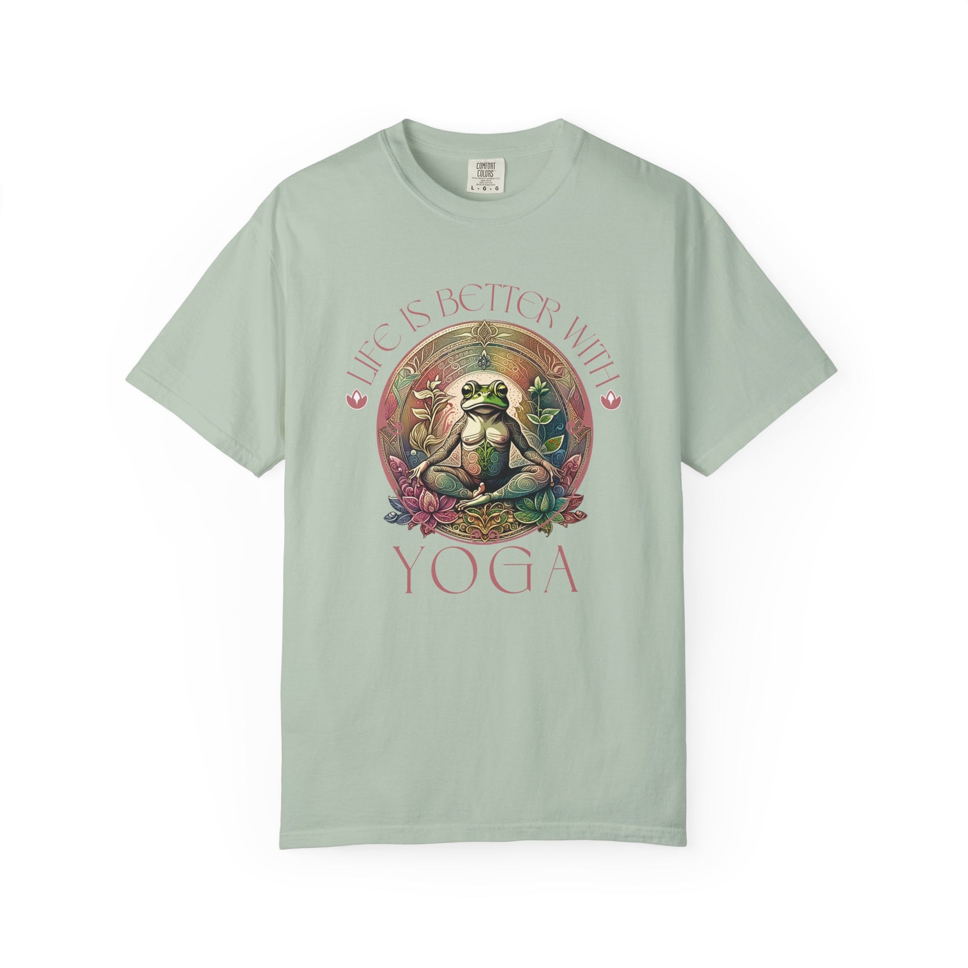 Yoga Frog Life Is Better With Yoga Unisex T-Shirt, Casual Wear, Highlander Fan Gift, T-Shirt Printify Bay S