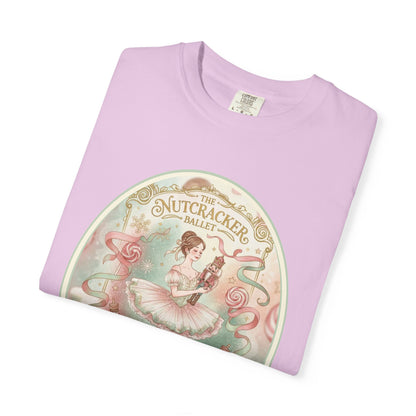 Nutcracker Ballet T-Shirt, Sugar Plum Fairy Christmas Tee, Holiday Dance Shirt, Coquette Pastel Christmas Gift