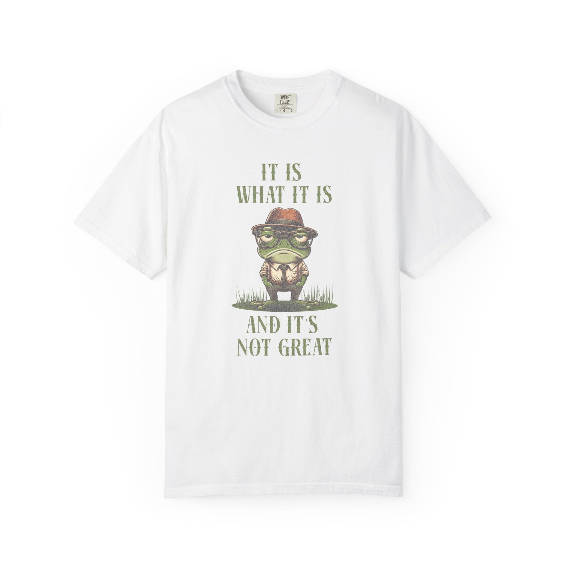Funny Frog T-Shirt Retro Froggy Meme Shirt Vintage Frog And Toad Aesthetic Frog Lover Gift For Her Calm Vibes Birthday Viral Trendy Shirt T-Shirt Printify White S