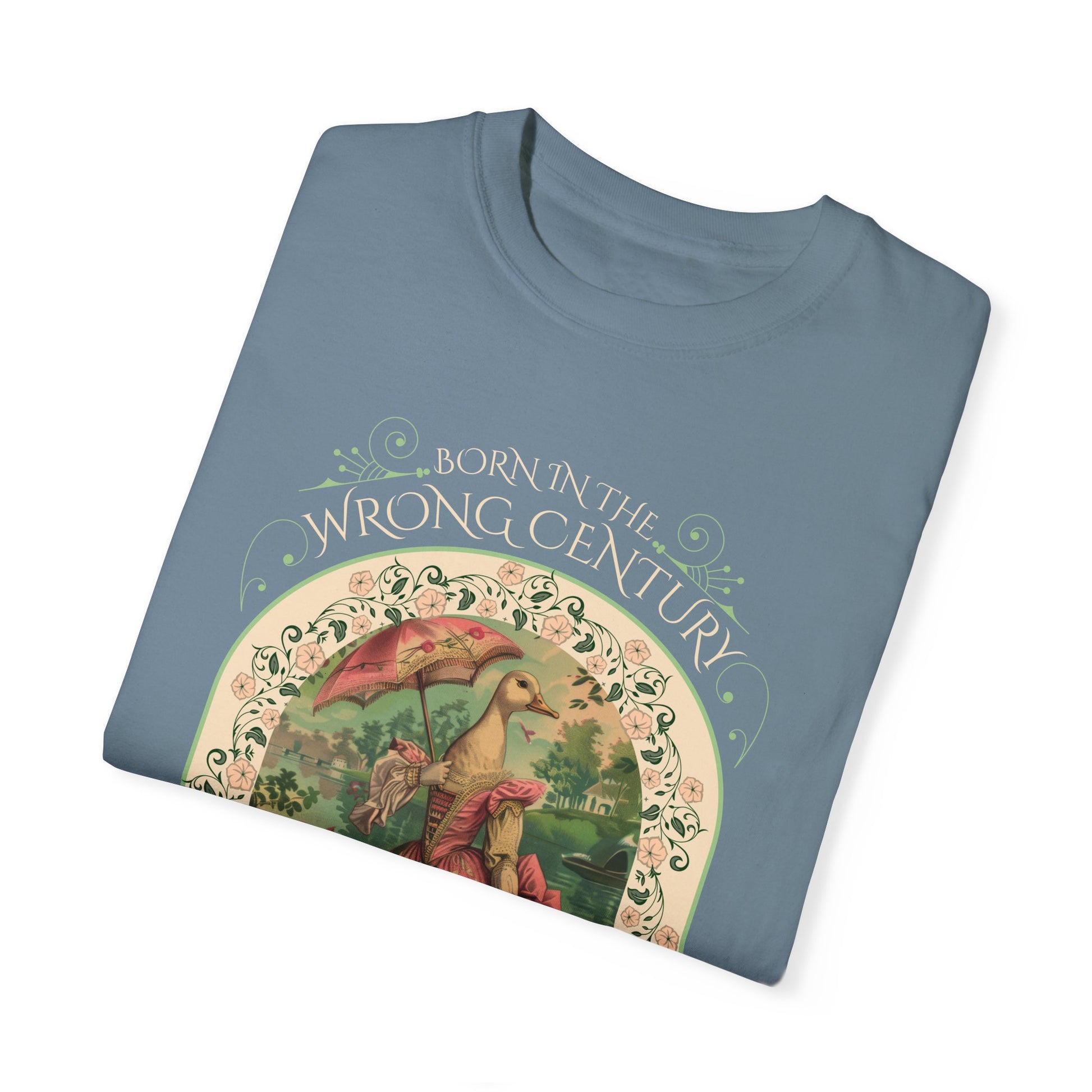 Historical Romance Reader TShirt Gift For Regency Victorian Period Goose Lover Shirt Regency Romance Book Gift For Her Vintage Goose Design T-Shirt Printify   