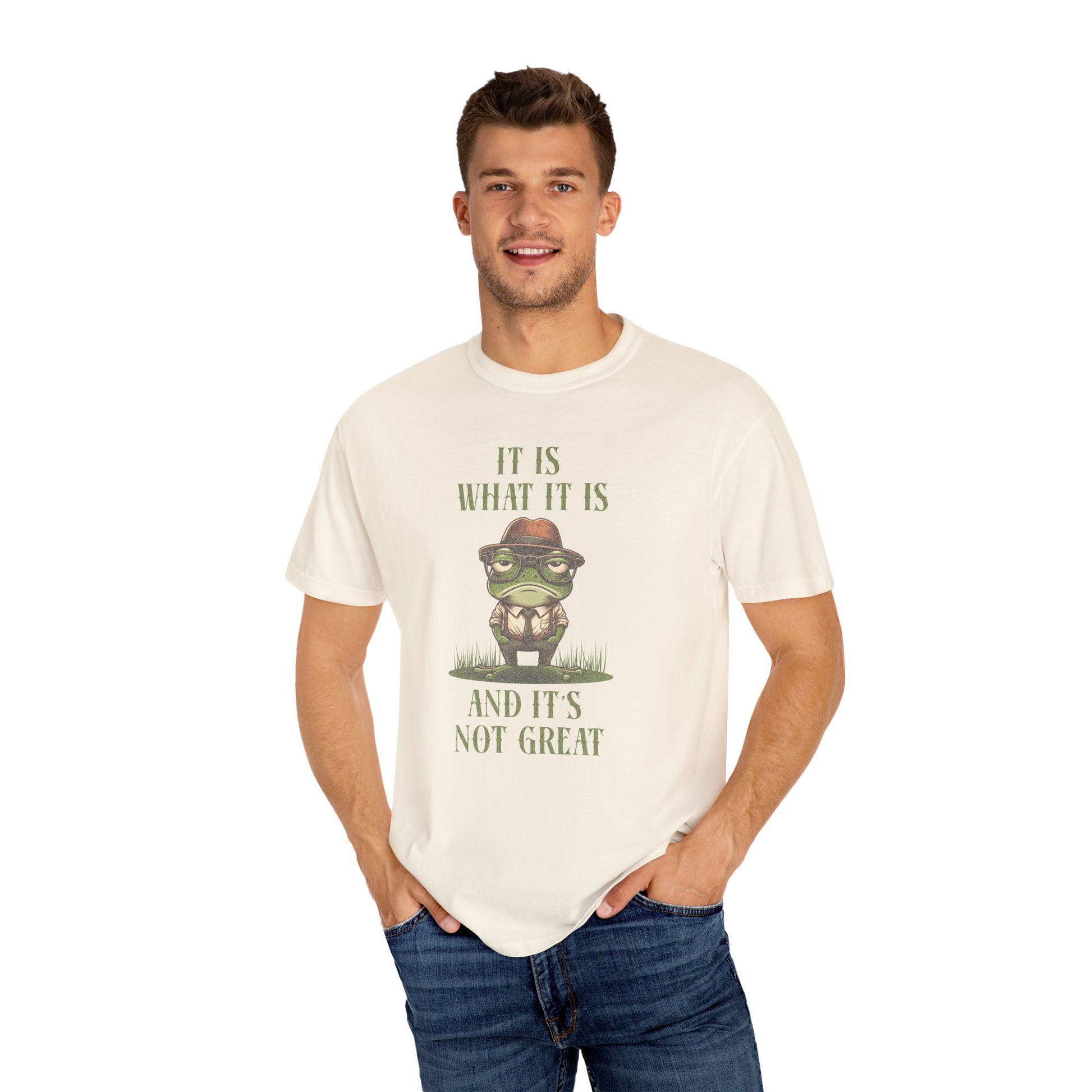 Funny Frog T-Shirt Retro Froggy Meme Shirt Vintage Frog And Toad Aesthetic Frog Lover Gift For Her Calm Vibes Birthday Viral Trendy Shirt T-Shirt Printify